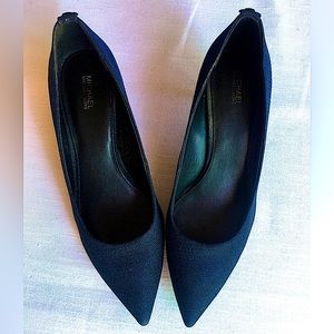 MICHAEL MICHAEL KORS Midnight Blue Sparkle Heels, 9M